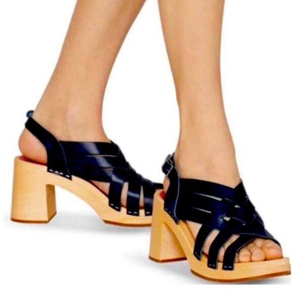Swedish Hasbeens Vivi Sandal - Picture 1 of 8